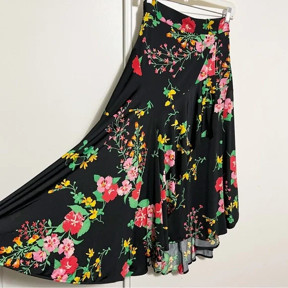 Cabi Floral Wrap Skirt M - Picture 1 of 9